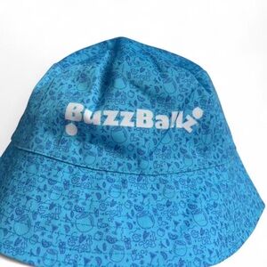Blue Patterned Bucket Hat -